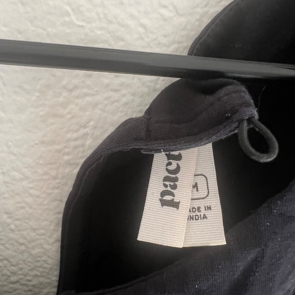 PACT BLACK JUMPSUIT ORGANIC COTTON - Picture 4 of 4